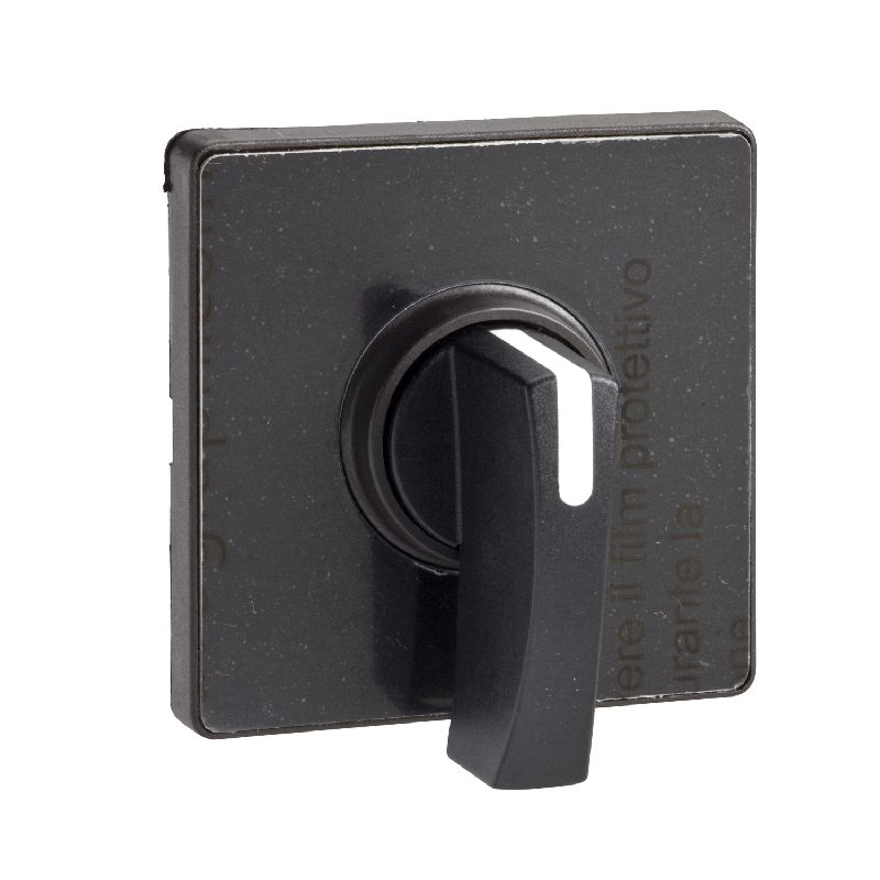 Harmony - tête de manoeuvre - 60x60mm - noir - cro KAD1H