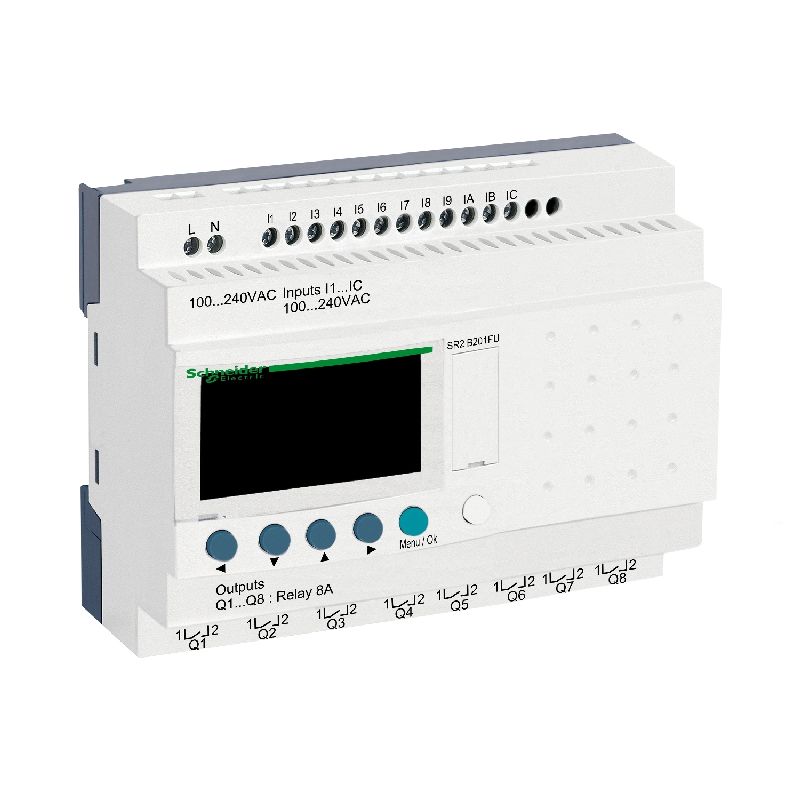 Zelio Logic - relais intelligent compact - 20E/S 1 SR2B201FU