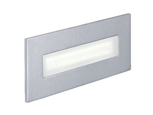 [ARI50267] Baliz 3 - encastré mur rectang., fixe, gris, led intég. 2,76w 2400k 15 - 50267