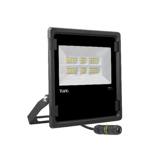 [ARI50988] Twister 3 - proj. ext. ip65 ik08, noir, 90° led intégré 100w 4000k 13000lm - 50987