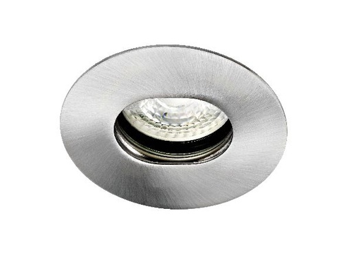 [ARI51167] Zeta - enc.gu5,3, ip20/65, cl.2, vol.1, carré, nickel, lpe led 6w 4000 - 51167