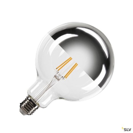 [DC1005306] Source LED G125, E27, chrome, 7,5W, 2700K, tête miroir, variable 1005306