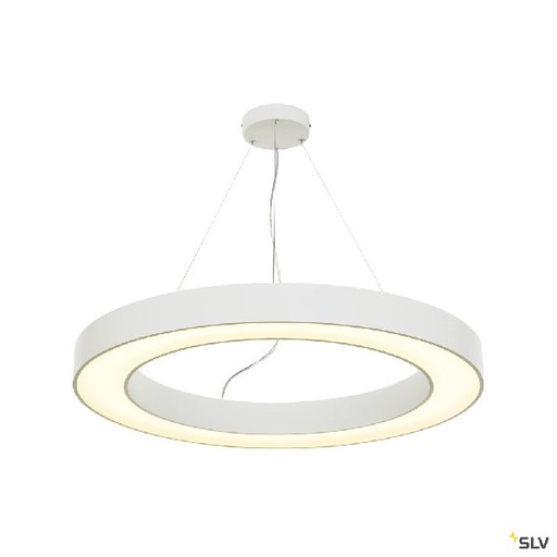 [DC133851] MEDO RING 90 , suspension, blanche, SMD LED 3000K, 58W 133851