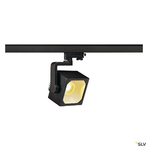 [DC152750] EURO CUBE, spot pour rail 3 allumages intérieur, 60°, noir, LED, 28,5W, 3000K 152750