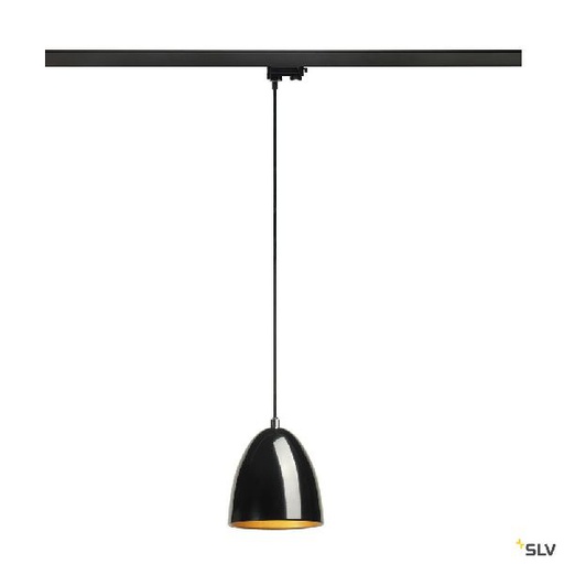 [DC153140] PARA CONE 14, suspension, ronde, noir/or, GU10, adapt. 3 all inclus 153140