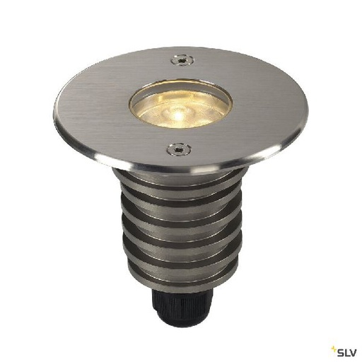 [DC233520] DASAR 920, encastré, rond, LED 230V, collerette inox 316, 5,5W, 3000K, IP67 233520