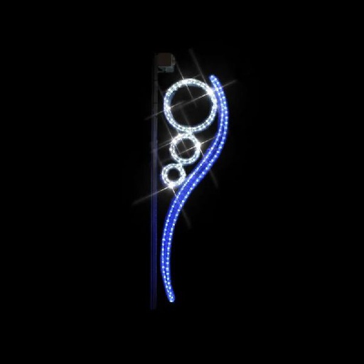 [FES-43102LED-0P0] LILA - Motif ,2mxL0,4m230V Blanc/blanc pétillant - Festilight 43102LED-0P0