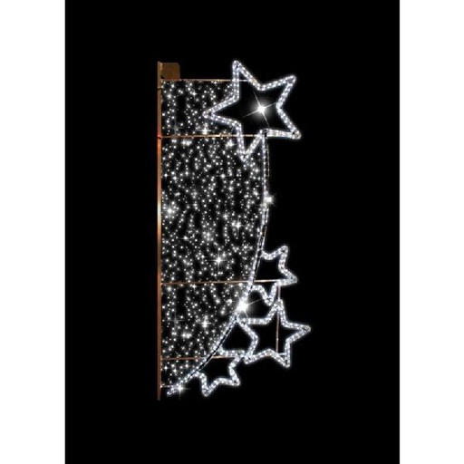 [FES-43105LED-0P0] THYRA - Motif ,2mxL0,9m230V Blanc/blanc pétillant - Festilight 43105LED-0P0