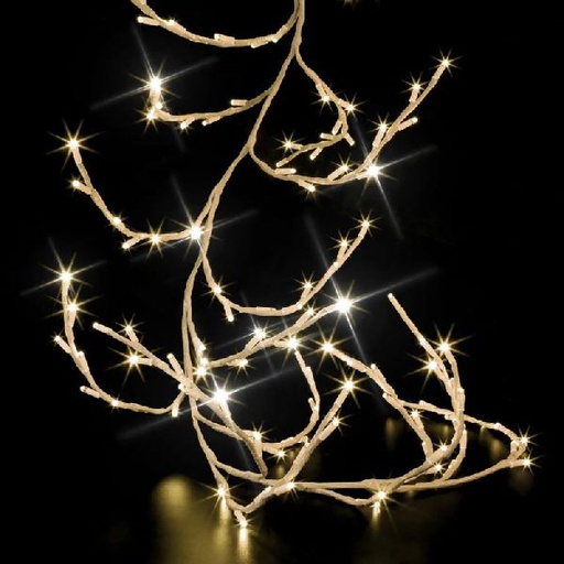 [FES-54360-W9] VEGETAL - Branche blanche racc 3.6m 230V Blanc chaud pétillant - Festilight 54360-W9
