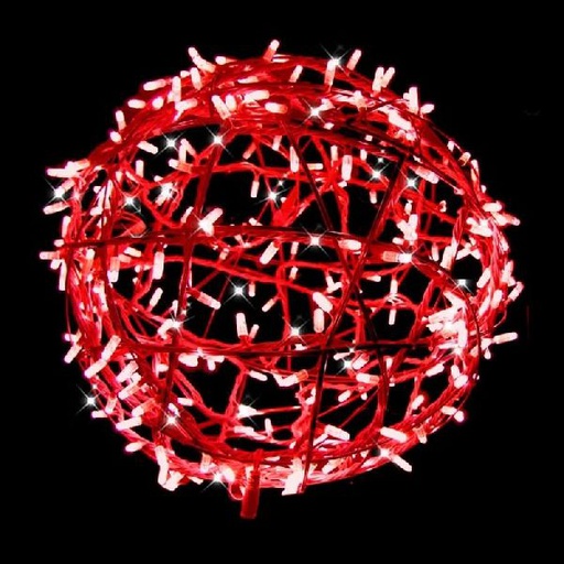 [FES-98610-AWP2-Z] SATURN - Sphère ø1m230V Rouge pétillant - Festilight 98610-AWP2-Z