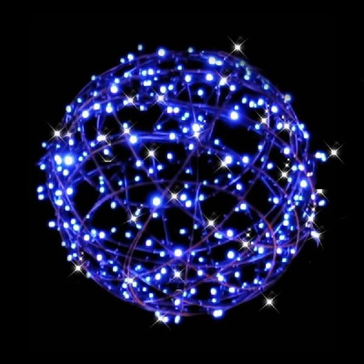 [FES-98610-AWP3-Z] SATURN - Sphère ø1m230V Bleu pétillant - Festilight 98610-AWP3-Z