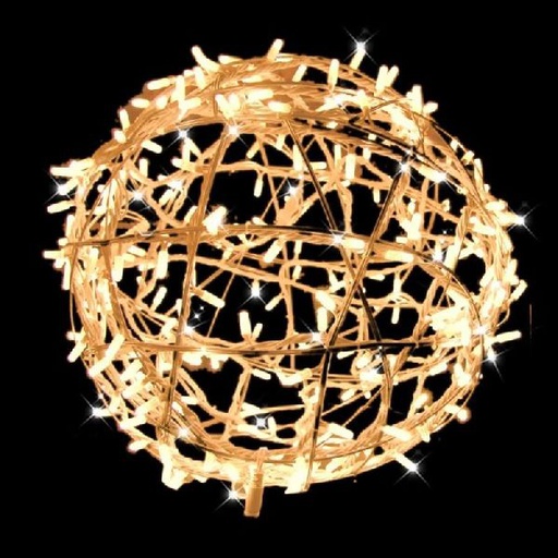 [FES-98610-AWP9-Z] SATURN - Sphère ø1m230V Blanc chaud pétillant - Festilight 98610-AWP9-Z