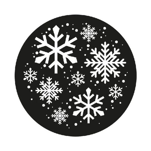 [FES-GOBO-FILANTE-2C-54] Gobo Ø54mm - motif filante - 2 couleurs - blanc - Festilight GOBO-FILANTE-2C-54