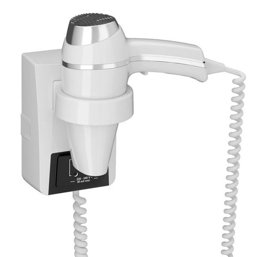 [JVD8221197] Sèche-Cheveux CLIPPER II blanc + support PR MT - JVD 8221197