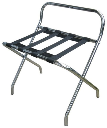 [JVD866506] Rack bagage RACK dosseret métal chromé - JVD 866506