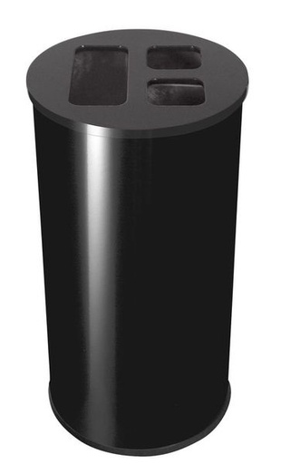 [JVD8991004] COLLECTEUR 60L noir 3 bacs - JVD 8991004