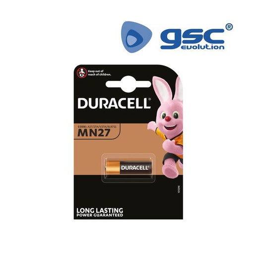 [GC009000141] Pile alcaline Duracell MN27 Blister 1 | 009000141