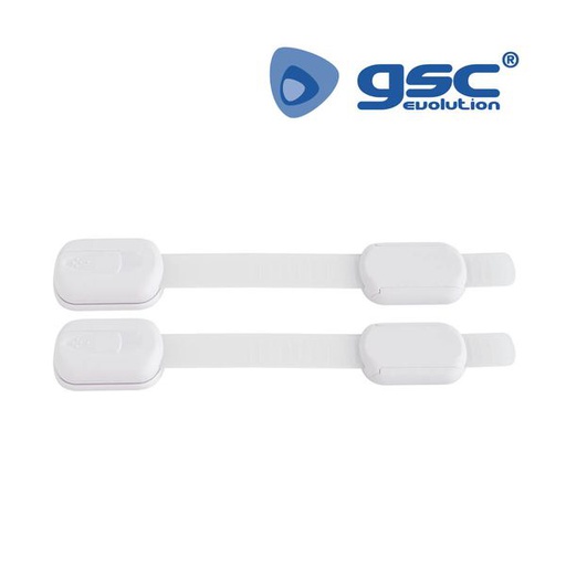 [GC500070004] Pack 3 Serrures de sécurité réglables pour portes | 500070004