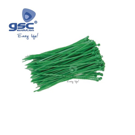 [GC000901367] Pack 25 serres-cable 300x4,8mm Vert 100% Nylon Usa | 000901367