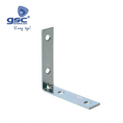 [GC003802719] Angle droit renforcé 100x100x22mm zinc | 003802719