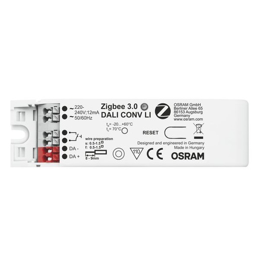 [OSR044776] Zigbee 3.0 dali conv li 25x1 convertisseurs de signal dali v - 044776