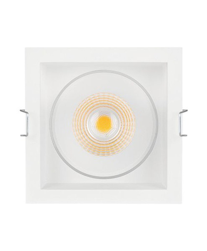 [OSR114043] Ldv spot carré dk orientable 8w/3000k 650lm 36° blanc - 114043