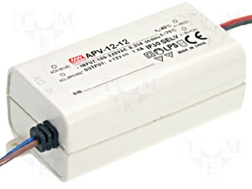 [ME-APV-12-12] Alimentation LED 12V DC 12W