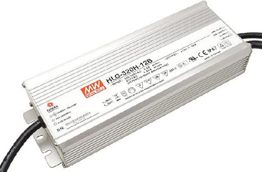 [ME-HLG-320H-12B] Alimentation LED 12V DC 320W IP67