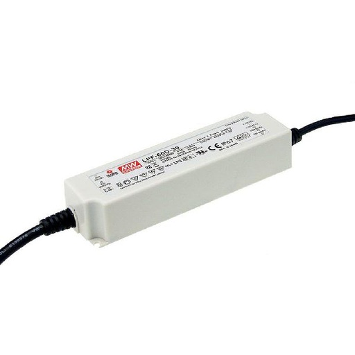 [ME-LPF-60D-12] Alimentation LED 12V DC 60W Dimmable