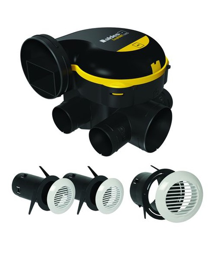 [ALD11026032] Kit vmc simple flux easyhome auto combles + 3 grilles bip