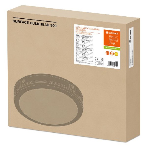 [OSR647701] LDV SF BLKH PFM 300S EM 15W/3000K 1400lm IK10 IP65 blanc Hublot secours - 647701