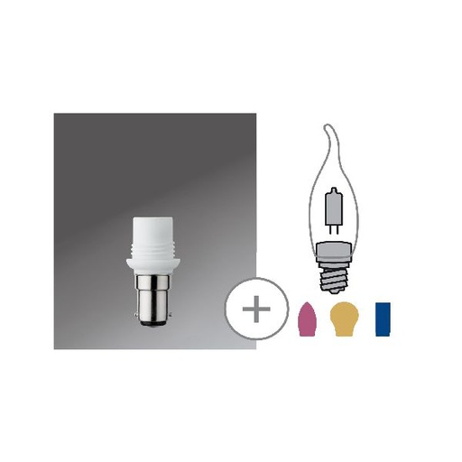 [PAU54928] Base minihalogène pour culot G9/B15d 230V blanc