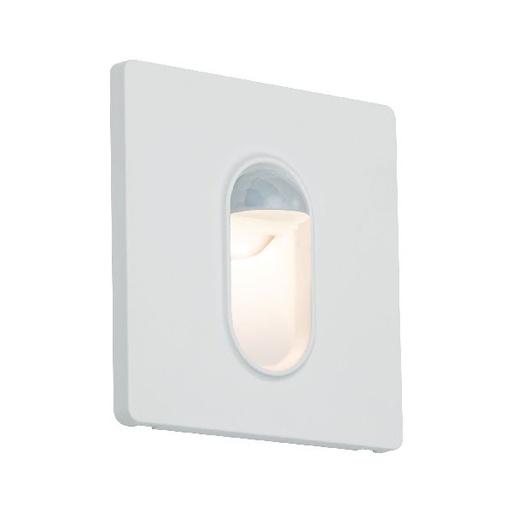 [PAU92923] Kit Enc mur capteur carré 1x2,7W 2700 K 230 V blanc /plastique
