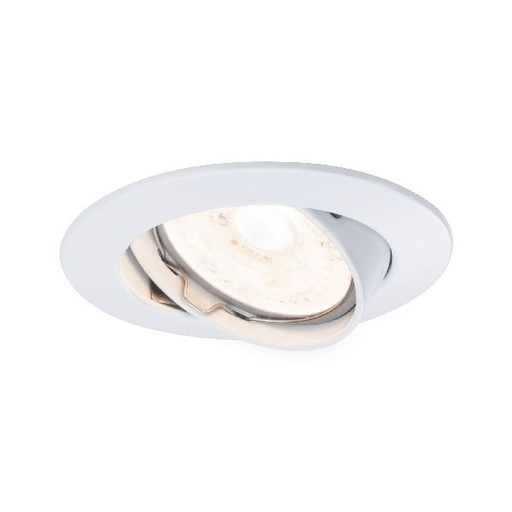 [PAU17953] ENC Premium orientable max. 50W 12V GU5,3 51mm Blanc/alu zinc