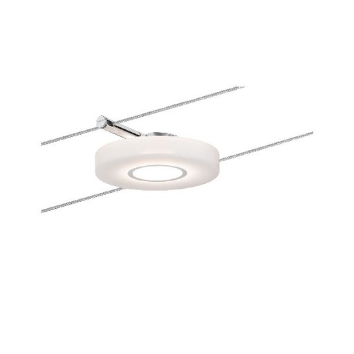[PAU94090] Système à câbles DC spot DiscLED I 1x4W chrome/satin 12V DC plastique