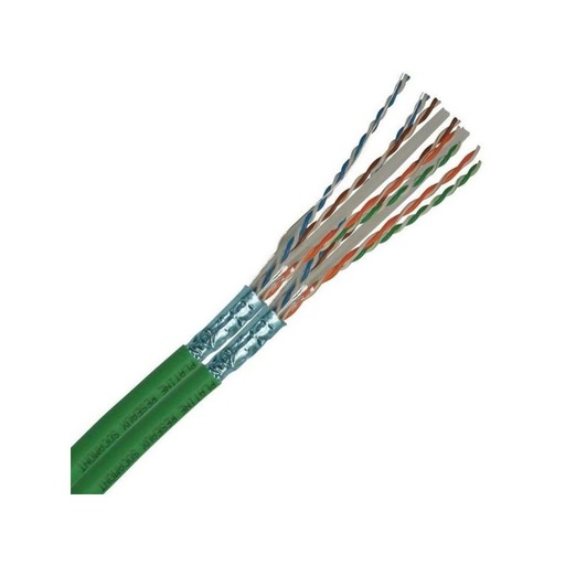 [CAB-FTP4] Câble (FTP - blindé) - F/UTP 2x4 paires Cat.6 pour réseau informatique - couronne de 100m