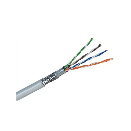 [CAB-FTP3A] Câble (FTP - blindé) - F/UTP 4 paires Cat.6A pour réseau informatique - couronne de 100m
