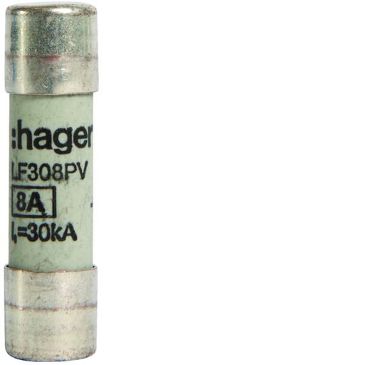 [HAG-LF308PV] Cartouche fusible PV 10x38 mm 1000V DC 8A LF308PV