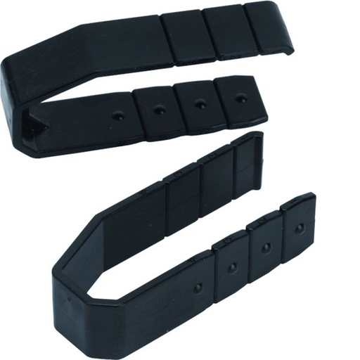 [HAG-VZ699N] Jeu de 10 bracelets guide-fils pour coffrets vega largeurs 12 et 18 modules VZ699N