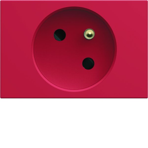[HAG-WXF421R] Prise de courant speciale goulotte gallery 2P+T 16A rouge WXF421R