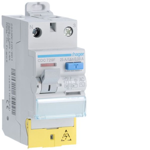 [HAG-CDC729F] Interrupteur différentiel 2 poles CDC729F