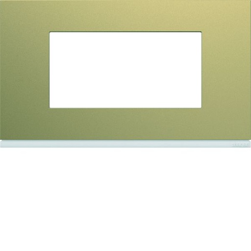[HAG-WXP0434] Plaque de finition Gallery 4 modules Champagne entraxe 57 mm WXP0434
