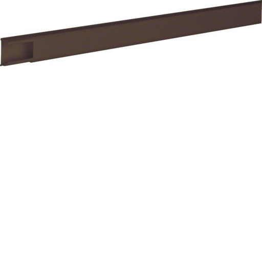 [HAG-ATA122008014] Moulure Ateha 12x20mm 1 compartiment PVC marron ATA122008014