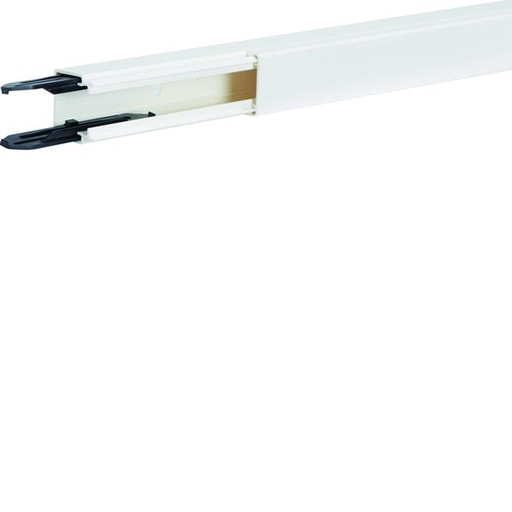 [HAG-LFF3003009016] Goulotte de distribution lifea LFF 30x30mm 1 compartivement PVC Blanc LFF3003009016