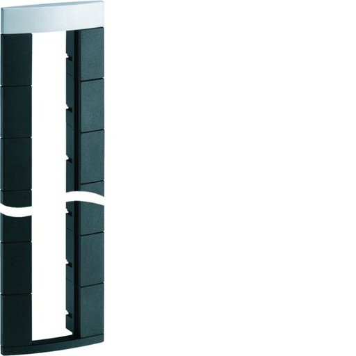 [HAG-DMF0024A009] Boîtier vide pour colonne design officea 24 modules 22,5 x 45mm noir DMF0024A009
