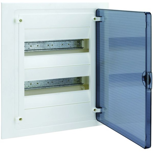 [HAG-VF212TR] Coffret encastré 24 M porte transp. VF212TR