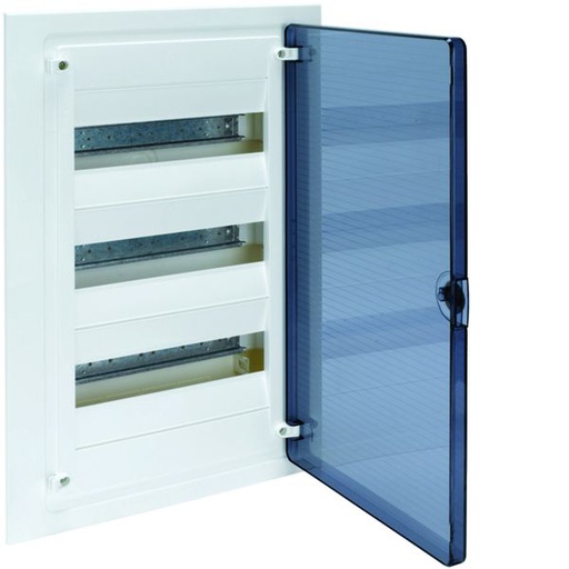 [HAG-VF312TR] Coffret encastré 36 M porte transp. VF312TR