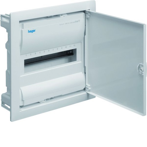 [HAG-VU12ND] Coffret de distribution encastré volta, 1 rangées 12 modules 356x348x98mm VU12ND