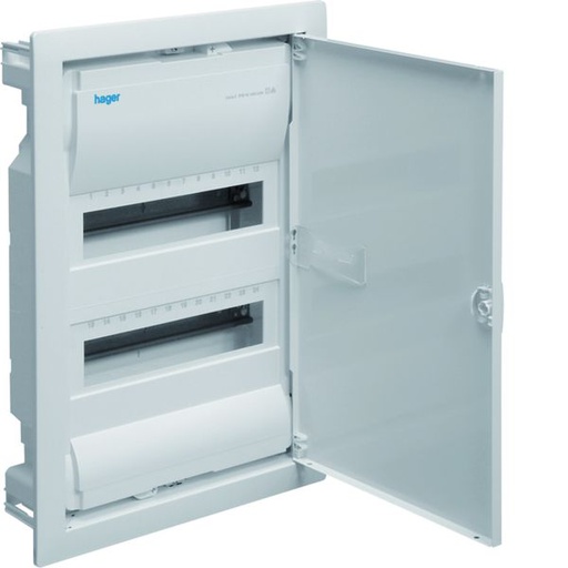 [HAG-VU24ND] Coffret de distribution encastré volta, 2 rangées 24 modules 505,50x348x98mm VU24ND