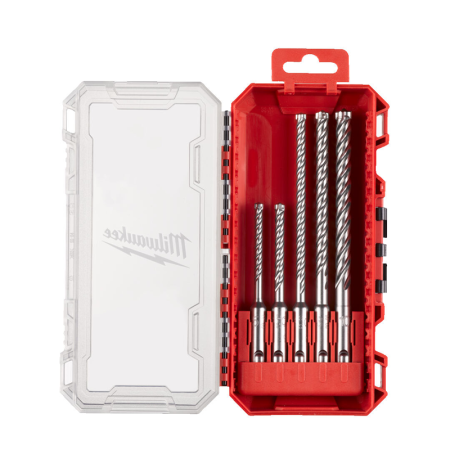 [MIL521660] Coffret de 5 forets béton MX4 4 taillants SDS-Plus Ø5-10 mm MILWAUKEE
